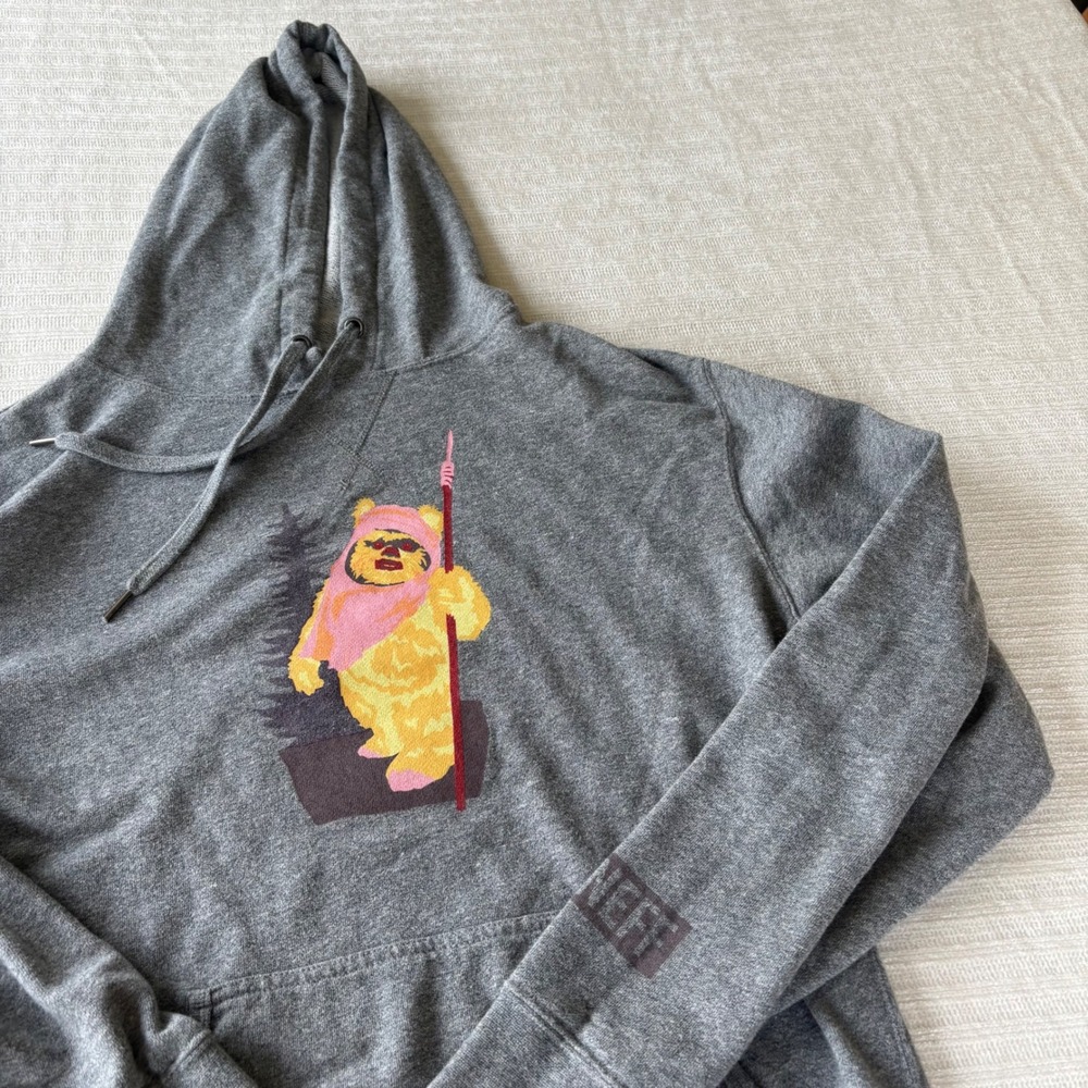 Neff Star Wars Wicket Ewok Sunglasses Hoodie Grey Mens Medium PRM90HTC